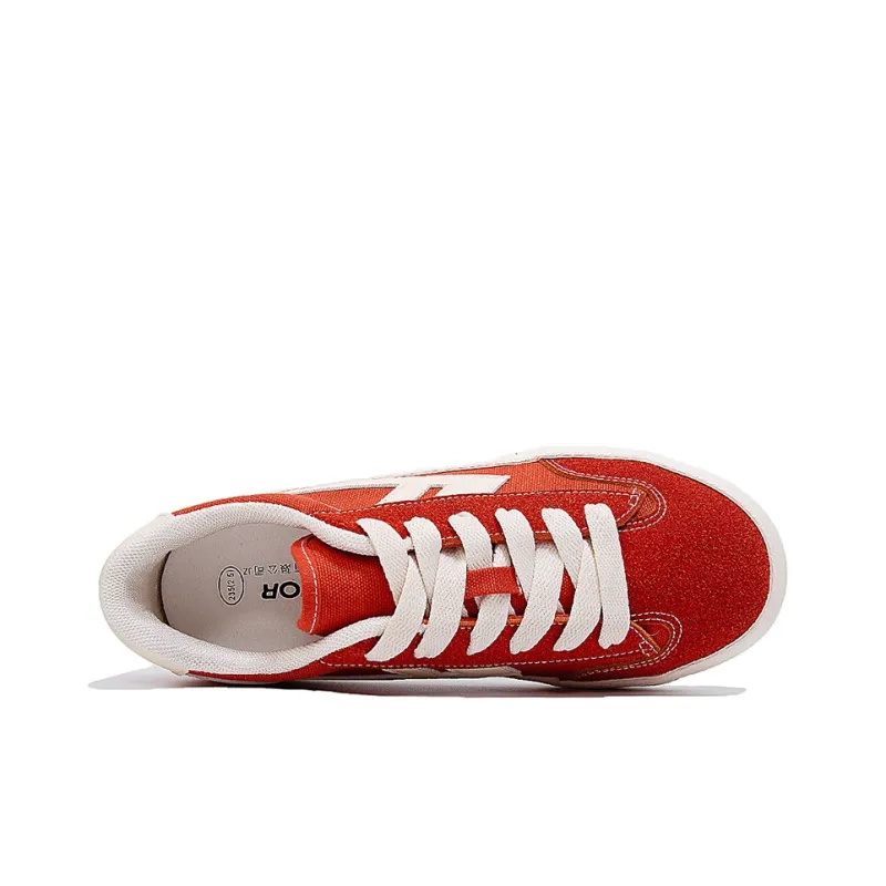 Warrior Height-Enhancing Wear-Resistant Lightweight Low-Top Skateboard Shoes Women's-3