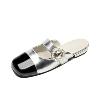 Than Than Me Rubber Sole Slip Resistant Wrap toe Slippers Women's