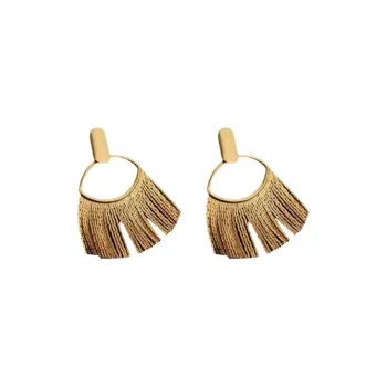 Yiru Copper Alloy Earrings Women's