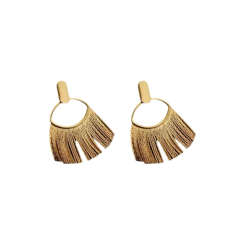 Yiru Copper Alloy Earrings Women's-0