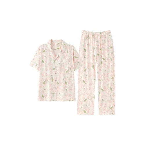 FENTENGCARE Pajama Set Women's Apricot