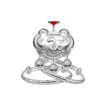 YINDIEFANG S999 Silver Bangles Kids'