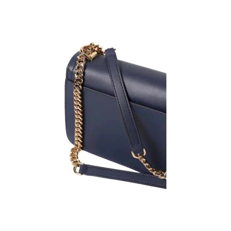 MICHAEL KORS Cow Leather Shoulder Bag, Crossbody Bag Medium Size Women's Marine Blue-3