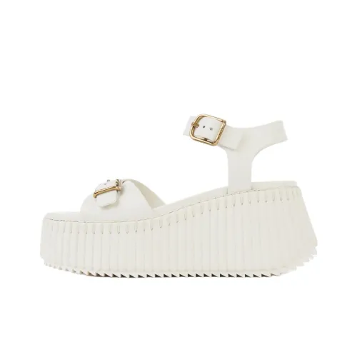 Chloe Nama Strap eugene 8cm Women's White