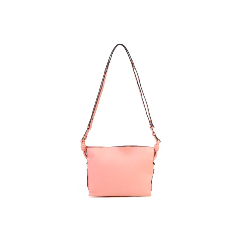 LOEWE Flamenco Nappa Cow Leather Clutch Mini Women's Pink-1