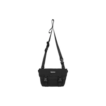 Supreme Canvas Bag, Messenger Bag, Shoulder Bag, Crossbody Bag Mini Unisex Black