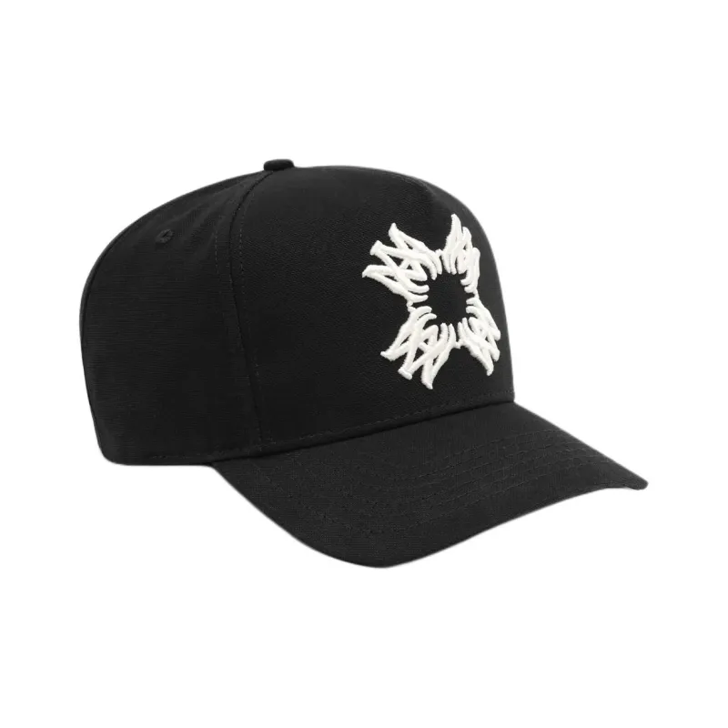 AMIRI 100% Cotton Baseball Caps Unisex Black-2