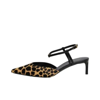 CELINE Slim Heel High Heels Women's Brown