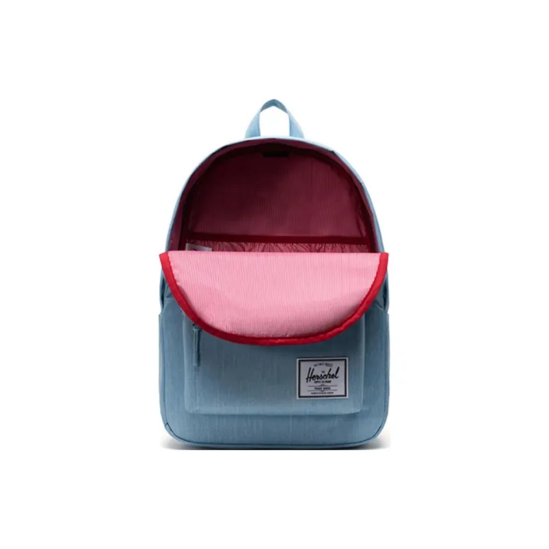 Herschel Polyester Backpack Large Size Unisex Light Blue Denim-3