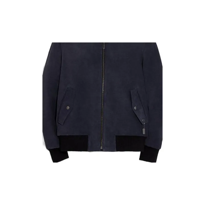 COACH Leather Jackets Men Blue-2