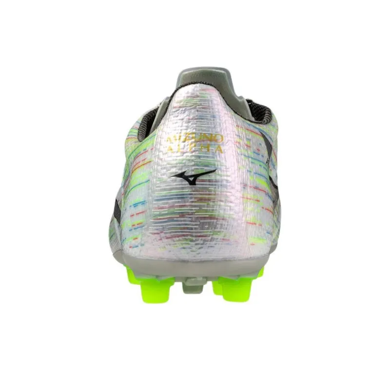 Mizuno AG Rubber Short Studs Anti Slip Wear Resistant Soccer Shoes Men's Silver-2