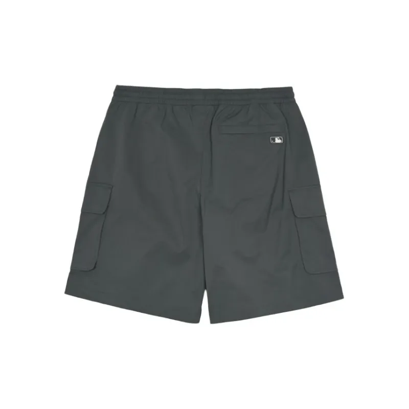 MLB Gofcore Basic Boston Red Sox Cargo Shorts Unisex Charcoal Gray-1