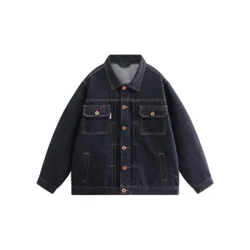 SANTASTIC Denim Jackets Men Blue