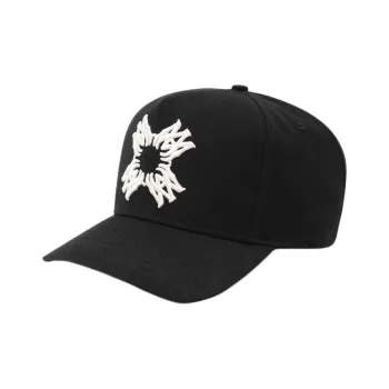 AMIRI 100% Cotton Baseball Caps Unisex Black