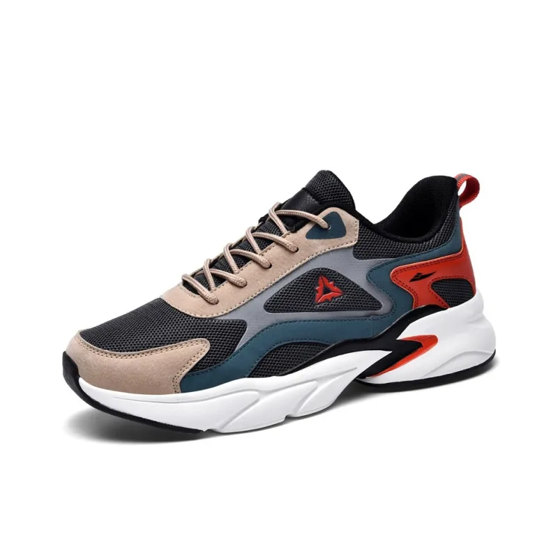 Kuding Cushioned Anti-Slip Wear-Resistant Breathable Lightweight Chunky Sneakers Men's-0