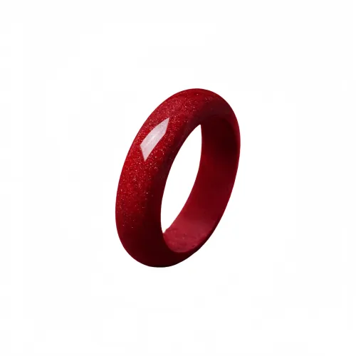 MY WORLD BEGINS AND ENDS WITH YOU Cinnabar Rings Unisex