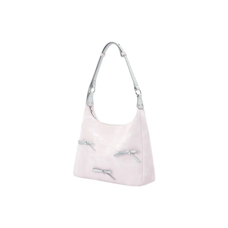 SEM/R PU Crossbody Handbag, Shoulder Bag Tubas Women's Raw White/Dream Pink/Smoke Gray Silver-9