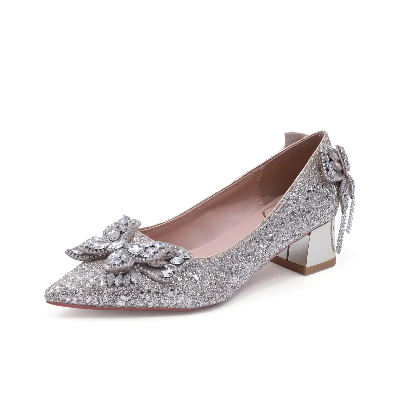 Dawei's House Chunky Heel High Heels Women's-1