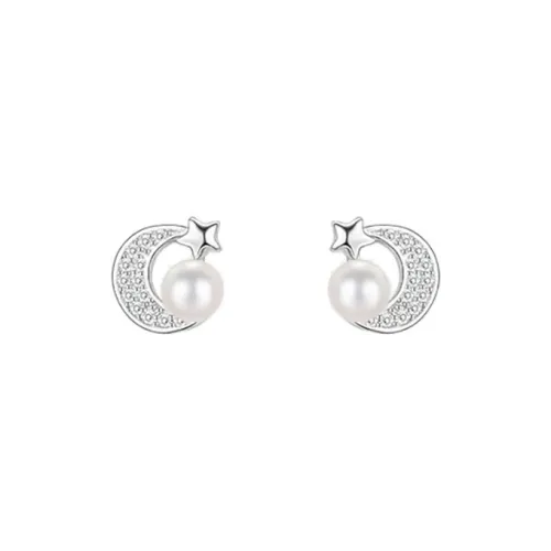 KING TAI FOOK Pearl Stud Earrings Women's