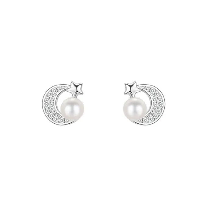 KING TAI FOOK Pearl Stud Earrings Women's-0