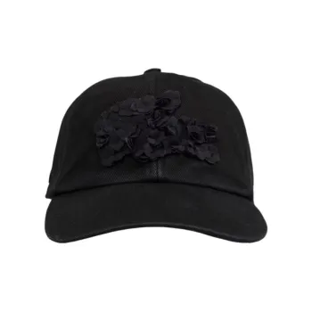 LACOSTE X Lemarié Floral appliqué Cap