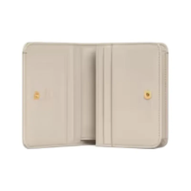 CELINE Triomphe Calfskin Wallet Women's Ivory White-3