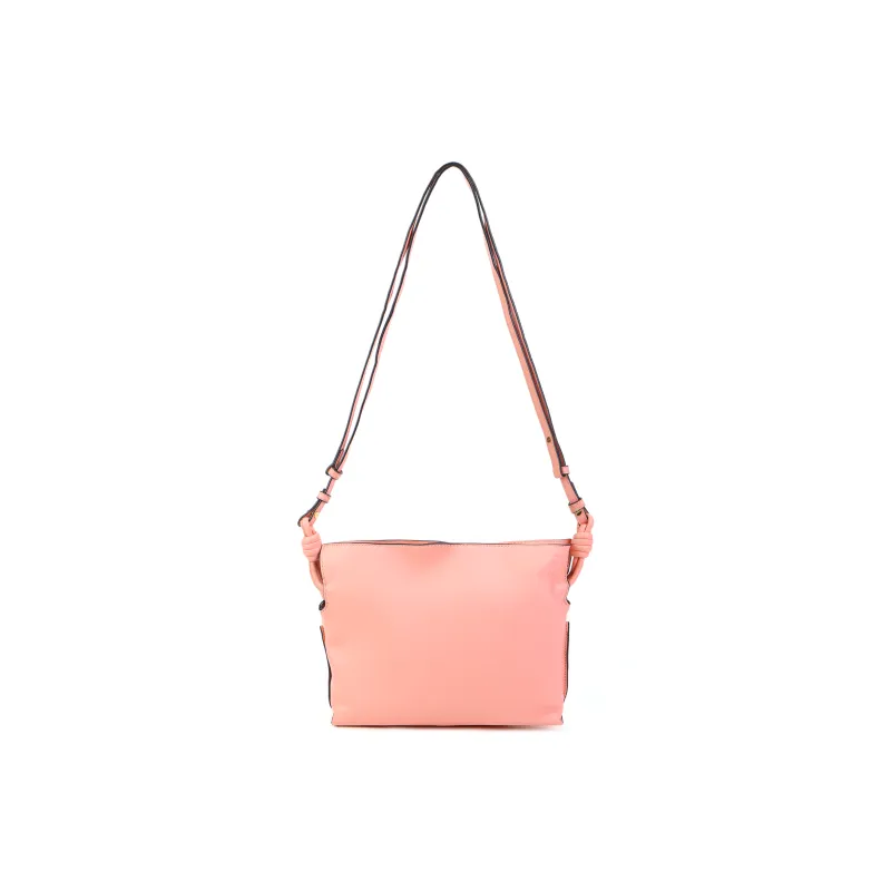 LOEWE Flamenco Nappa Cow Leather Clutch Mini Women's Pink-5