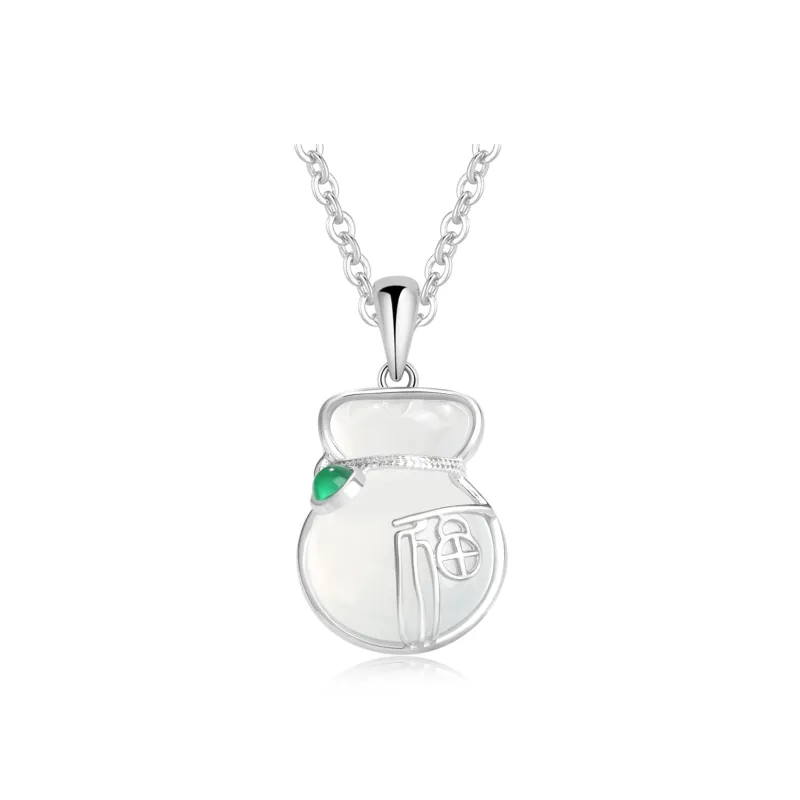 Di Su Xing Chalcedony Necklaces Women's-0