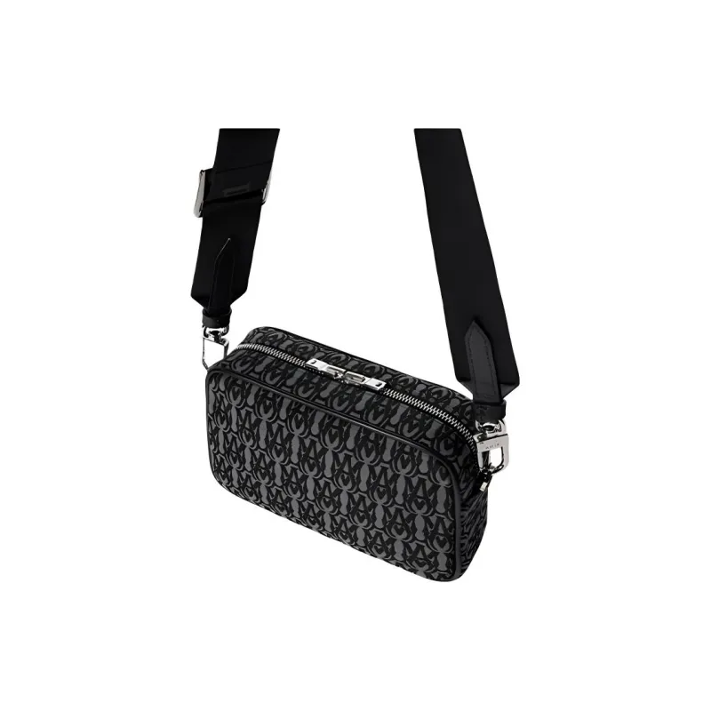 AMIRI Cow Leather Trim Camera Bag Shoulder Bag Crossbody Bag Men's Multicolor-2