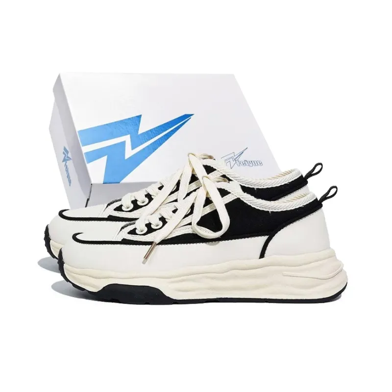 Dafu Leaps Forward Height Increasing Anti Slip And Wear Resistant Low Top Skateboard Shoes Women's-0