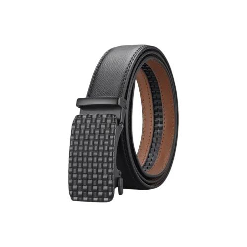 Yalu Split Leather With Overlay Film Leather Belts Men's 3.5cm