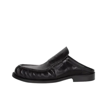 DRIES VAN NOTEN Wrap-toe Slippers Men's Black