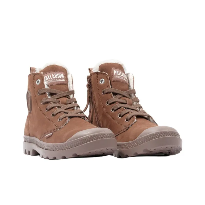Palladium Pampa Ankle Boots Women's Brown-2