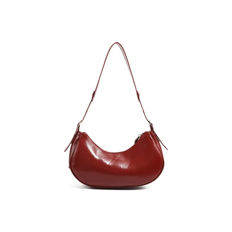 SEPTWOLVES PU Shoulder Bag Regular Women's Black/Burgundy/Blue/Silver-5