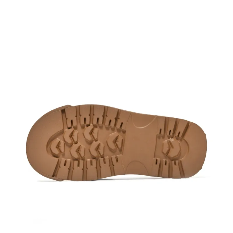 LOHAN·SIR Breathable Height Increasing Low-Top Casual Shoes Women's Earth Brown Yellow-6