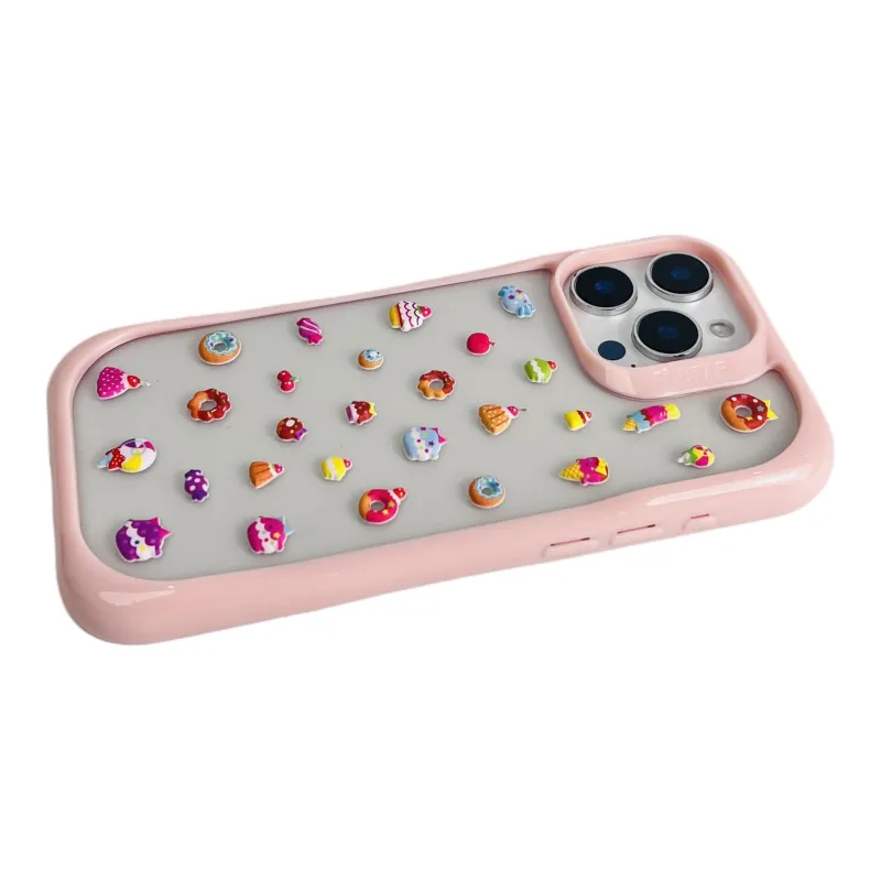Wei Xin TPU Material Penguin Kitten DIY Sticker Phone Cases Compatible With IPhone 16/15 Pro Max/Apple 13/14 Pro/Max-15