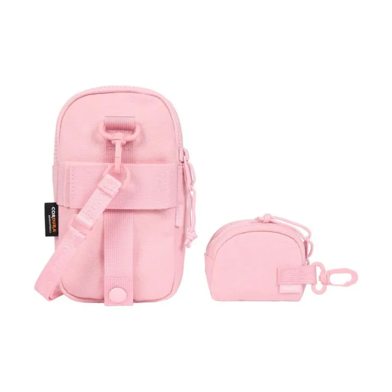 Supreme Canvas Camera Bag, Canvas Bag, Crossbody Bag Unisex Pink-2