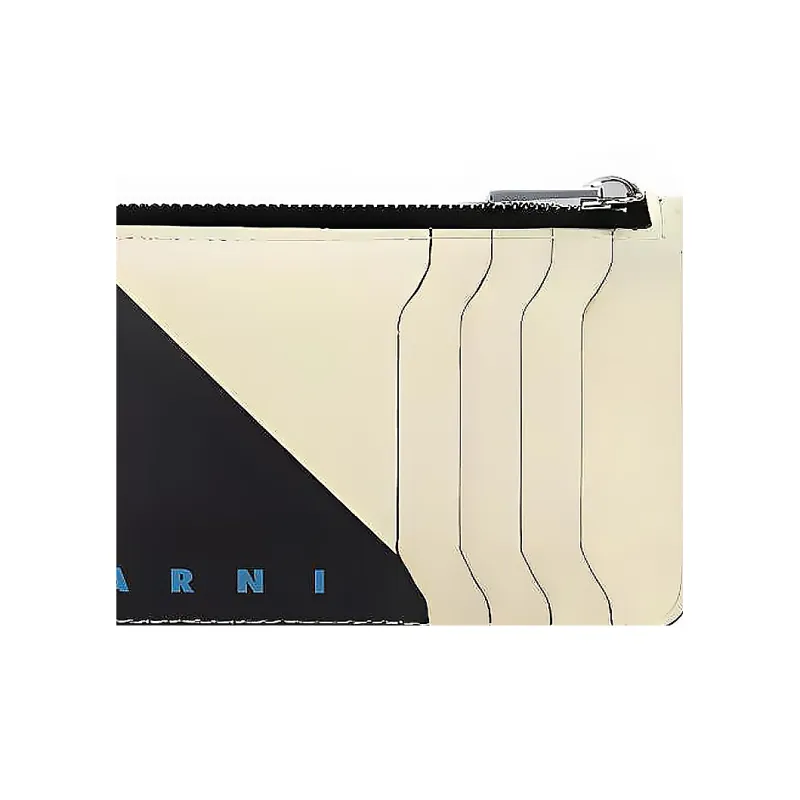 MARNI Bicolour Zip-Up Cardholder-4