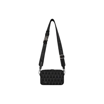 AMIRI Cow Leather Trim Camera Bag Shoulder Bag Crossbody Bag Men's Multicolor