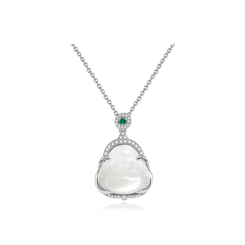 Di Su Xing Chalcedony Necklaces Unisex-0