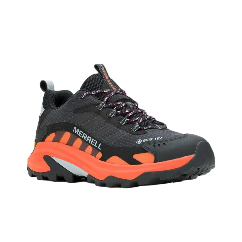 MERRELL Moab Speed 2 Gore Tex Black Orange-2