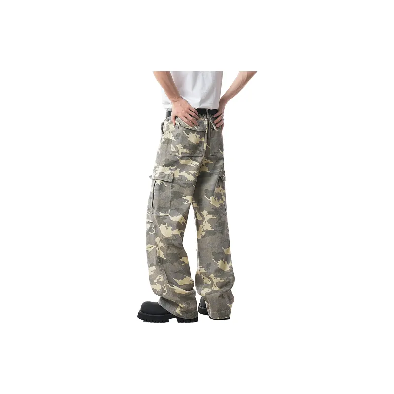 CREAZIONI LA FANTASIA E MOBILE Casual Pants Unisex Desert Camouflage-2