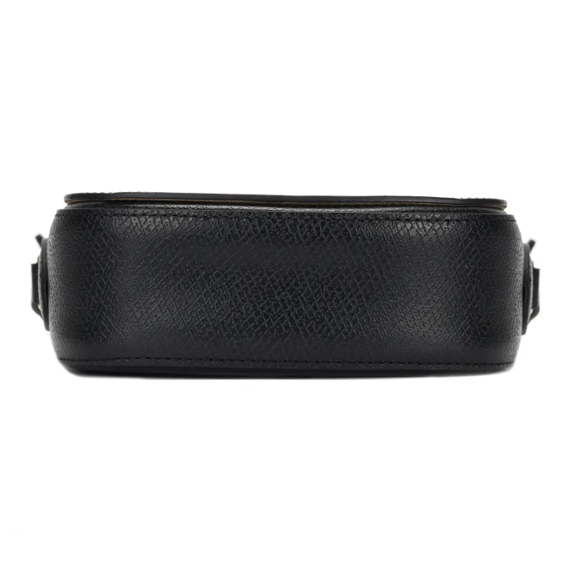 LONGCHAMP Épure Cow Leather Saddle Bag, Crossbody Bag Women's Black-6