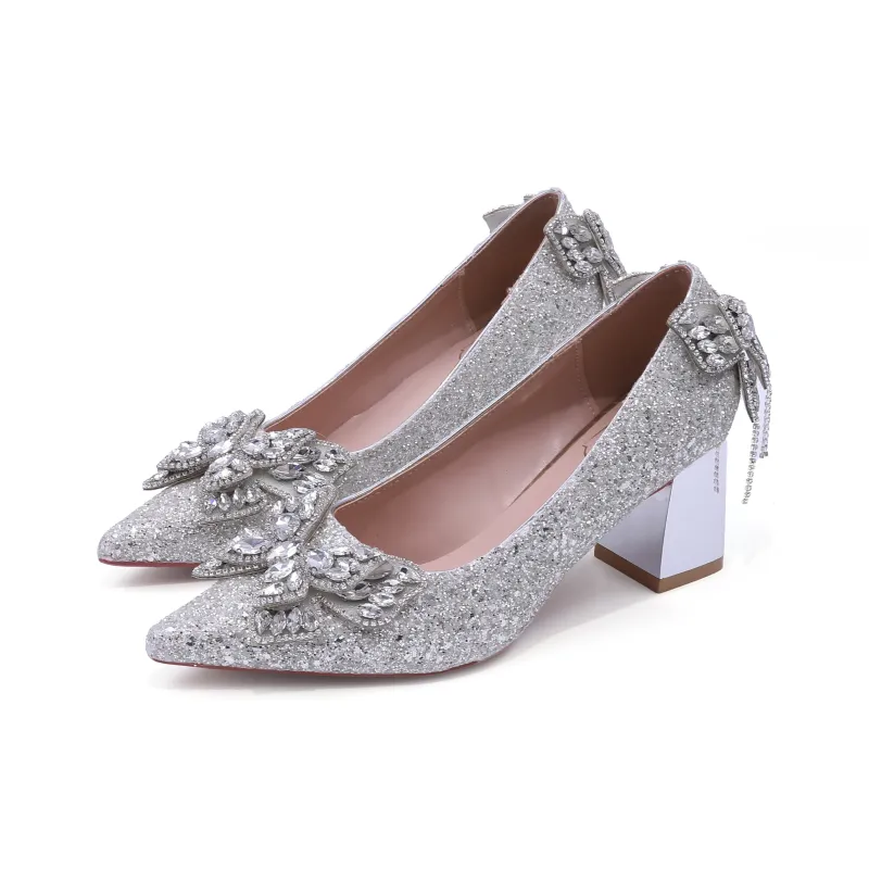 Dawei's House Chunky Heel High Heels Women's-20
