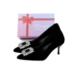 Black Suede 6cm