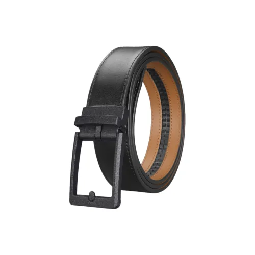 Yalu Split Leather With Overlay Film Leather Belts Men's 3.2cm