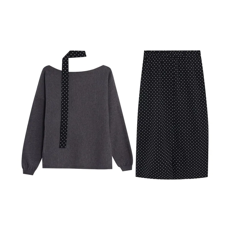 HAPG Two Piece Skirt Sets Women's-1