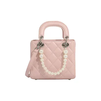 BOBDOG PU Handbag Shoulder Bag Crossbody Bag Small Size Women's Pink/Black/Silver/Ecru
