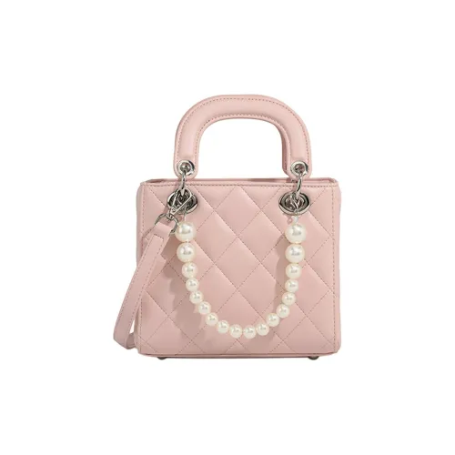 BOBDOG PU Handbag Shoulder Bag Crossbody Bag Small Size Women's Pink/Black/Silver/Ecru