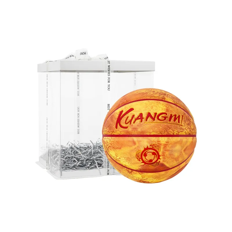 Kuangmi PU Basketball Red Size 7 Ball Street Unisex-4